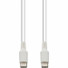 AddOn 2.0m (6.6ft) USB 3.1 Type (C) Male to USB 3.1 Type (C) Male White Adapter Cable - 6.60 ft USB-C Data Transfer Cable - White - 1