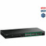TRENDnet 24-Port Gigabit PoE+ Switch, 24 x Gigabit PoE+ Ports, 370W Power Budget, 48Gbps Switch Capacity, RackMount Kit Included, Ethernet Network Switch, Metal, Lifetime Protection, Black, TPE-TG240G - 24-port GREENnet Gigabit PoE+ Switch (370W)