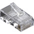 Black Box CAT5e Modular Plug for Round Solid/Stranded Cable - Unshielded - 100-Pack - 100 Pack - 1 x RJ-45 Network Male