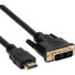 Axiom HDMI to DVI-D Digital Video Cable M/M 15ft - 15 ft DVI-D/HDMI A/V Cable for Desktop Computer, Notebook, Home Theater System, Audio/Video Device - First End: 1 x HDMI 1.4 Digital Audio/Video - Male - Second End: 1 x DVI-D Digital Video - Male - 