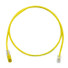 PANDUIT Cat.6 UTP Patch Cord - RJ-45 Male Network - RJ-45 Male Network - 10ft - Yellow, Clear
