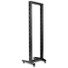 SolidRack 2-Post 42U Server Rack with Casters - Cold-rolled Steel CRS - For Server, LAN Switch, Patch Panel - 42U Rack Height x 19" Rack Width - Assembly Required - Steel -Maximum Stationary load capacity of 661 lbs (300 kgs) - Comparable to 2POSTRAC