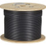 Black Box GigaTrue Cat.6a S/FTP Network Cable - 1000 ft Category 6a Network Cable for Network Device - First End: Bare Wire - Second End: Bare Wire - 10 Gbit/s - Shielding - CM - 26 AWG - Black - TAA Compliant