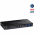 TRENDnet 10-Port Multi-Gig Web Smart Switch, 8 x 2.5GBASE-T Ports, 2 x 10G SFP+ Slots, Metal Housing, Managed Network Ethernet Switch, Lifetime Protection, Black, TEG-3102WS - 10 Ports - Manageable - 2.5 Gigabit Ethernet, 10 Gigabit Ethernet - 2.5GBa