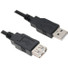Axiom USB 2.0 Type-A to USB Type-A Extension Cable M/F 3ft - 3 ft USB Data Transfer Cable for Mouse, Keyboard, Hard Drive, Printer, Camera - First End: 1 x USB 2.0 Type A - Female - Second End: 1 x USB 2.0 Type A - Male - 480 Mbit/s - Extension Cable