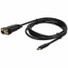 AddOn 2m USB 3.1 (C) Male to VGA Male Black Cable - 6.56 ft USB-C/VGA Video Cable for Video Device, Notebook, Smartphone, Tablet, PC, Monitor, Projector - First End: 1 x USB 3.1 Type C - Male - Second End: 1 x 15-pin HD-15 - Male - Supports up to 204
