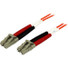 StarTech.com 2m Fiber Optic Cable - Multimode Duplex 50/125 - OFNP Plenum - LC/LC - OM2 - LC to LC Fiber Patch Cable - Provide a high-performance link between fiber network devices, for applications requiring plenum rated cables - Duplex Fiber Cable 