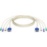 Black Box KVM CPU Cable - DT Pro Series, VGA, PS/2, 9-ft. (2.7-m) - 9 ft KVM Cable for Computer, Server, KVM Switch, Keyboard, Mouse - First End: 2 x Mini-DIN (PS/2) - Male, 1 x USB Type A - Male, 1 x 15-pin HD-15 - Male - Second End: 2 x Mini-DIN (P