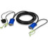 ATEN Port Switching VGA Cable - 9.84 ft Mini-phone/VGA KVM Cable for KVM Switch - First End: 1 x 15-pin HD-15 - Male, 1 x Mini-phone Audio - Male - Second End: 1 x 15-pin HD-15 - Female, 1 x Mini-phone Audio - Male