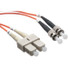 Axiom SC/ST Multimode Duplex OM2 50/125 Fiber Optic Cable 7m - TAA Compliant - 22.97 ft Fiber Optic Network Cable for Network Device - First End: 2 x SC Network - Male - Second End: 2 x ST Network - Male - 50/125 µm - Orange - TAA Compliant