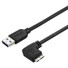 StarTech.com 1m 3 ft Slim Micro USB 3.0 (5Gbps) Cable - M/M - USB 3.0 A to Right-Angle Micro USB - USB 3.2 Gen 1 - Position your USB 3.0 Micro devices with less clutter and according to your configuration needs, with a thin, more flexible cable - 3 f