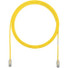 Panduit 3ft CAT6 Yellow 28AWG - 3 ft Category 6 Network Cable for Network Device - First End: 1 x RJ-45 Network - Male - Second End: 1 x RJ-45 Network - Male - Patch Cable - Yellow - 1