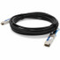 AddOn Fiber Optic Network Cable - 32.81 ft Fiber Optic Network Cable for Network Device - First End: 1 x QSFP+ Network - Male - Second End: 1 x QSFP+ Network - Male - 40 Gbit/s - 1 - TAA Compliant