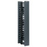 Panduit NetRunner Vertical Cable Manager - Rack Cable Management Panel - Black - 1 - 45U Rack Height