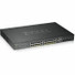 ZYXEL 24-port GbE Smart Managed PoE Switch - 28 Ports - Manageable - 4 Layer Supported - Modular - 4 SFP Slots - 476.70 W Power Consumption - 375 W PoE Budget - Twisted Pair, Optical Fiber - PoE Ports - Rack-mountable - Lifetime Limited Warranty