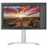 LG 27BP85UN-W 27" Class 4K UHD Gaming LCD Monitor - 16:9 - Silver, Black, White - 27" Viewable - In-plane Switching (IPS) Technology - Edge LED Backlight - 3840 x 2160 - 1.07 Billion Colors - FreeSync - 400 Nit - 5 ms - HDMI - DisplayPort - USB Hub