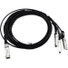 Axiom 40GBASE-CR4 QSFP+ to 4 10GBASE-CU SFP+ Active DAC Ruckus Compatible 1m - 3.28 ft Twinaxial Network Cable for Network Device, Switch, Router - First End: QSFP+ Network - Second End: 4 x SFP+ Network - 40 Gbit/s - Black