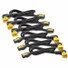 APC by Schneider Electric Power Cord Kit (6 ea), Locking, C13 to C14 (90 Degree), 1.2m, North America - For PDU - 10 A - Black - 4 ft Cord Length - IEC 60320 C14 / IEC 60320 C14 - 1