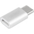 Rocstor Premium USB C to USB Micro-B USB 2.0 Hi-Speed Adapter Slim - USB Type-C - 1 x Type C Male USB - 1 x Type B Female Micro USB - Charging and Data Sync - Aluminum Case - USB 2.0 HI-SPEED USB TYPE C SLIM/COMPACT - 1 x Type C USB Male - 1 x Type B