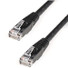 StarTech.com 8ft CAT6 Ethernet Cable - Black Molded Gigabit - 100W PoE UTP 650MHz - Category 6 Patch Cord UL Certified Wiring/TIA - 8ft Black CAT6 Ethernet cable delivers Multi Gigabit 1/2.5/5Gbps & 10Gbps up to 160ft - 650MHz - Fluke tested to ANSI/