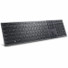 Dell Premier KB900 Keyboard - Wireless Connectivity - Bluetooth - 2.40 GHz - USB Interface Multimedia, Calculator, Mute, Play/Pause, Adjustable Backlighting, Print Hot Key(s) - ChromeOS - PC, Mac - Scissors Keyswitch - Graphite