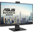 Asus BE24EQK 24" Class Webcam Full HD LCD Monitor - 16:9 - Black - 23.8" Viewable - In-plane Switching (IPS) Technology - WLED Backlight - 1920 x 1080 - 16.7 Million Colors - 300 Nit Maximum - 5 msGTG - 75 Hz Refresh Rate - HDMI - VGA - DisplayPort