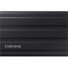 Samsung T7 MU-PE1T0S/AM 1 TB Portable Rugged Solid State Drive - 2.5" External - Black - Gaming Console, Desktop PC, Tablet, MAC Device Supported - USB 3.2 (Gen 2) Type C - 1050 MB/s Maximum Read Transfer Rate - 256-bit AES Encryption Standard - 3 Ye