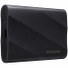 Samsung T9 1 TB Portable Solid State Drive - External - Black - Desktop PC, Notebook, Tablet, Gaming Console, Smart TV, Camera Device Supported - USB 3.2 (Gen 2) - 2000 MB/s Maximum Read Transfer Rate - 256-bit AES Encryption Standard - 5 Year Warran