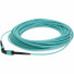 AddOn Fiber Optic Patch Network Cable - 39.37 ft Fiber Optic Network Cable for Network Device - First End: MPO Network - Female - Second End: MPO Network - Female - 10 Gbit/s - Patch Cable - OFNR - Aqua - 1