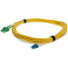 AddOn 20m ASC (Male) to LC (Male) Yellow OS2 Duplex Fiber OFNR (Riser-Rated) Patch Cable - 100% compatible and guaranteed to work