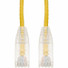 AddOn 1ft RJ-45 (Male) to RJ-45 (Male) Straight Yellow Cat6 UTP Slim PVC Copper Patch Cable - 100% compatible and guaranteed to work