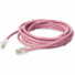 AddOn Cat.6 UTP Patch Network Cable - 3 ft Category 6 Network Cable for Patch Panel, Hub, Switch, Media Converter, Router, Network Device - First End: 1 x RJ-45 Network - Male - Second End: 1 x RJ-45 Network - Male - Patch Cable - 24 AWG - Pink - 1