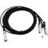 Axiom 100GBASE-CR4 QSFP28 to 4 x 25GbE SFP28 Passive DAC Arista Compatible 2m - 6.56 ft Twinaxial Network Cable for Network Device - First End: 1 x QSFP28 Network - Second End: 4 x SFP28 Network - 100 Gbit/s - Black