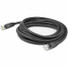 AddOn 1ft RJ-45 (Male) to RJ-45 (Male) Black Cat6A Straight FTP PVC Copper Patch Cable - 100% compatible and guaranteed to work