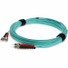 AddOn 3m ST (Male) to ST (Male) Aqua OM3 Duplex Fiber OFNR (Riser-Rated) Patch Cable - 100% compatible and guaranteed to work