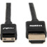 Rocstor Premium 3ft Slim High-Speed HDMI Cable with Ethernet - HDMI to HDMI Mini M/M - HDMI for Audio/Video Device HDMI M/M High Speed Flat Cable - 3 ft HDMI A/V Cable for Audio/Video Device, Network Device - First End: HDMI Type A Digital Audio/Vide