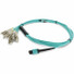 AddOn 1m MPO (Female) to 6xLC (Male) 12-Strand Aqua OM3 Duplex Fiber Fanout Cable - 100% compatible and guaranteed to work