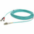 AddOn 25m LC (Male) to ST (Male) Aqua OM3 Duplex Fiber OFNR (Riser-Rated) Patch Cable - 100% compatible and guaranteed to work