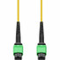 AddOn Fiber Optic Duplex Patch Network Cable - 49.20 ft Fiber Optic Network Cable for Transceiver, Network Device - First End: MPO Network - Female - Second End: MPO Network - Female - Patch Cable - Plenum - 9/125 µm - Yellow - 1