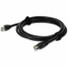 AddOn 7ft RJ-45 (Male) to RJ-45 (Male) Black Cat6 STP Outdoor-rated Copper Patch Cable - 100% compatible and guaranteed to work