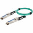 AddOn Fiber Optic Network Cable - 23 ft Fiber Optic Network Cable for Transceiver, Server, Switch, Storage Adapter, Network Adapter, Network Device - First End: 1 x QSFP56 Network - Second End: 1 x QSFP56 Network - 200 Gbit/s - LSZH, OFNR - Aqua - 1 