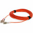 AddOn Fiber Optic Duplex Patch Network Cable - 49.20 ft Fiber Optic Network Cable for Transceiver, Network Device - First End: 2 x LC Network - Male - Second End: 2 x SC Network - Male - 10 Gbit/s - Patch Cable - OFNR - 50/125 µm - Orange - 1