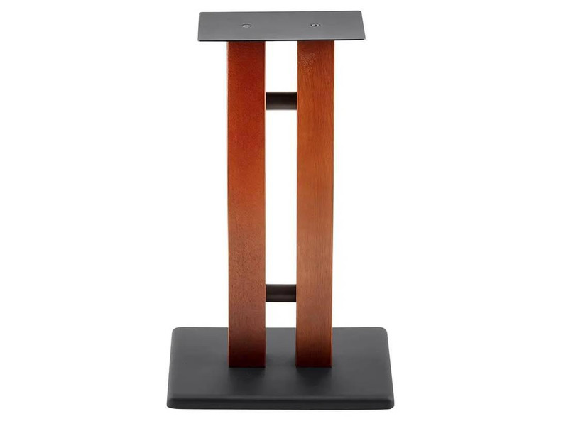 New MPR-42834 18in Speaker Stands Cherry (Each) Hold Speakers Weighing Up To 50 Pounds Adjustable Floor Spikes Perfect For Center Or Bookshelf Speakers US