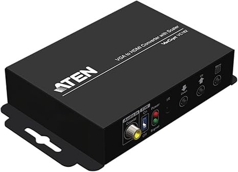 New VGA To HDMI Aten Converter ATN-VC182 With Scalar (VC182).US