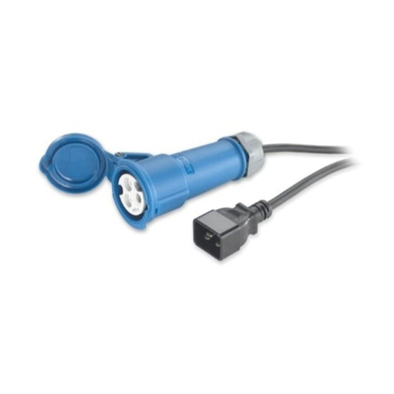 Lantronix Standard Power Cord - 230 V AC / 16 A - Blue - 10 ft Cord Length - IEC 60309 2P+E / IEC 60320 C19