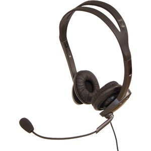 Spracht Z?M Stereo 3.5 and USB Headset - Stereo - Mini-phone (3.5mm) - Wired - 140 Hz - 20 kHz - Over-the-head - Binaural - Circumaural - 5 ft Cable - Noise Canceling
