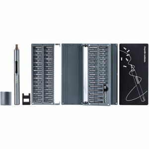 StarTech.com 55-Bit Electric Precision Screwdriver Set, Cordless/Battery Powered, Magnetic Bit Driver Kit for Laptop/Computer/Phone Repair - Mini cordless electric precision screwdriver kit/set incl. case/2xAAA Batteries/Work Pad - 55 bits: 8x Philli