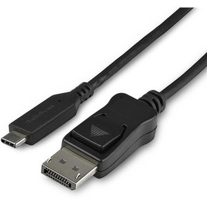 StarTech.com 3.3ft/1m USB C to DisplayPort 1.4 Cable Adapter - 8K/5K/4K USB Type C to DP 1.4 Monitor Video Converter Cable - HDR/HBR3/DSC - USB-C to DisplayPort 1.4 cable with HDR/DisplayHDR/HBR3/DSC/HDCP 2.2/1.4; 8K 60Hz/4K 120Hz/1080p - USB-C to DP