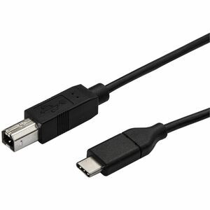 StarTech.com 3m 10 ft USB C to USB B Printer Cable - M/M - USB 2.0 - USB C to USB B Cable - USB C Printer Cable - USB Type C to Type B Cable - Connect USB 2.0 USB-B devices to your USB-C or Thunderbolt 3 computer - 10ft USB B Cable - 10 ft USB C to U