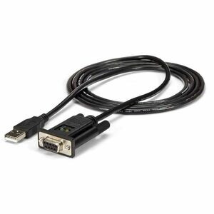 StarTech.com USB to Serial Adapter - Null Modem - FTDI USB UART Chip - DB9 (9-pin) - USB to RS232 Adapter - Add a Null Modem RS232 serial port to your laptop or desktop computer through USB - USB to Serial - USB to RS232 - USB to DB9 - USB to serial 